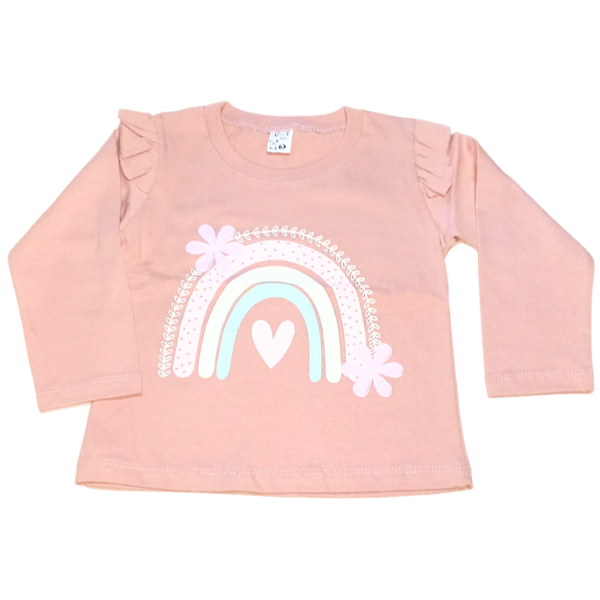 Producto - Remera arcoiris rosa