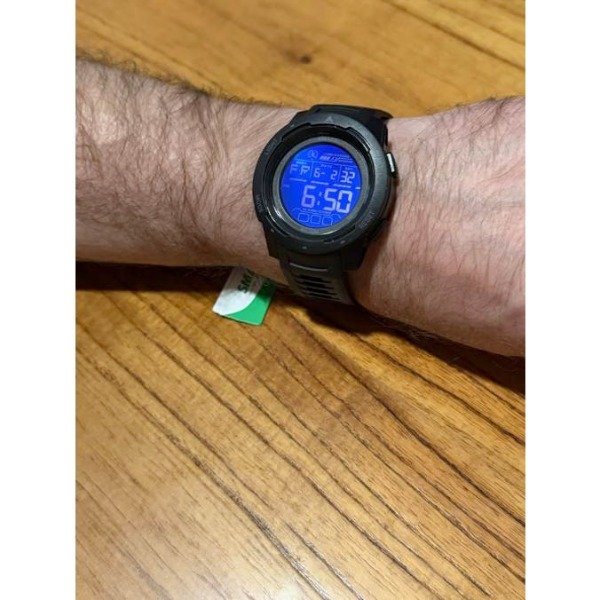 Producto - Reloj para hombre deportivo digital negro con luz - 0