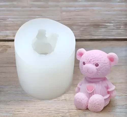 Producto - Molde de silicona Osito con remera - 3