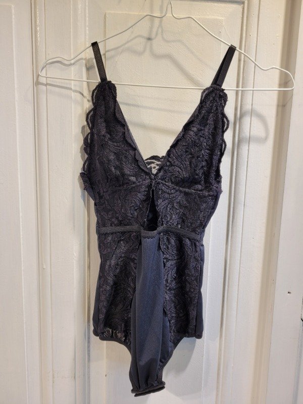 Producto - Body negro de lycra y encaje Talle XS - PRECIO: 10X