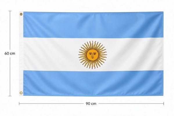 Producto - Bandera Argentina 90x60cm
