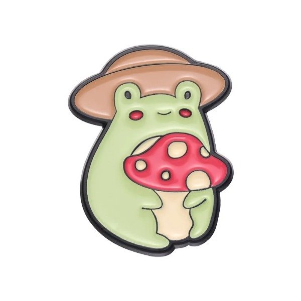 Producto - Pin Ranita Hongo y sombrero