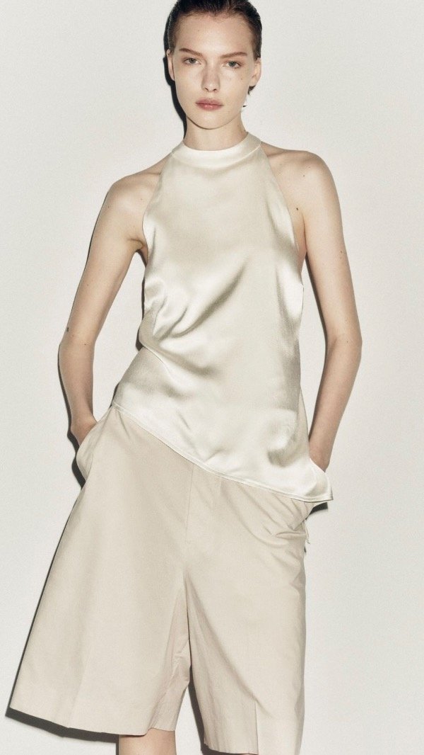 Producto - Top halter satinado Zara