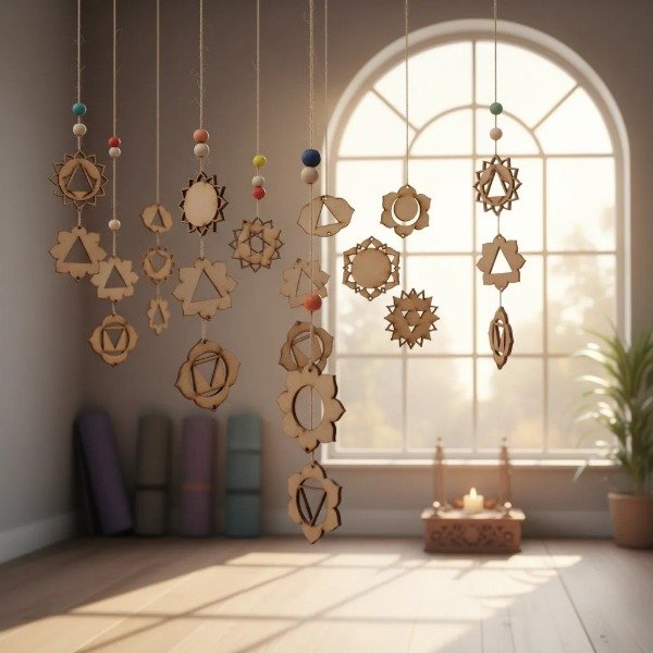 Producto - Set 7 chackas (7x6cm aprox. C/u)