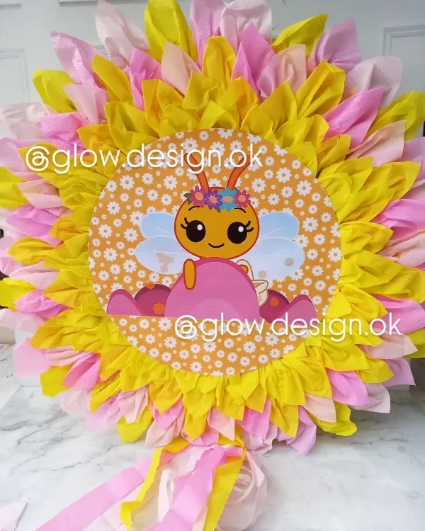 Producto - Piñata redonda - Abejita chiquitita