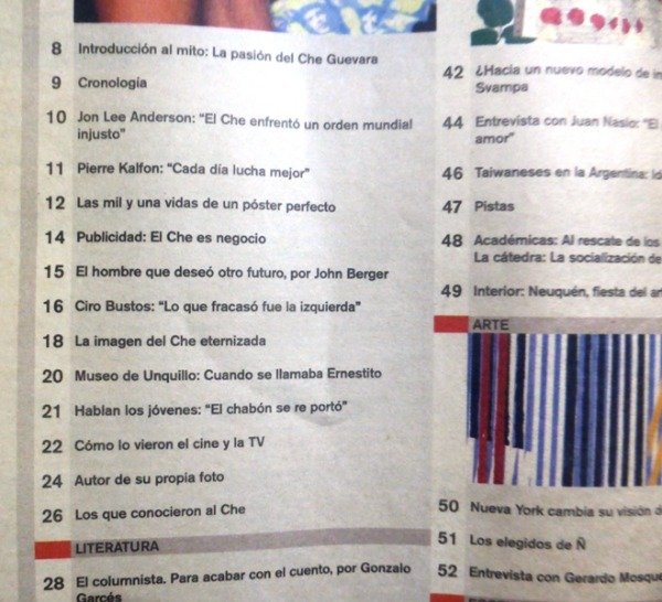 Producto - POR QUE EL CHE ES UN MITO  - EDICION ESPECIAL REVISTA Ñ - CLARIN - 2007 - 1
