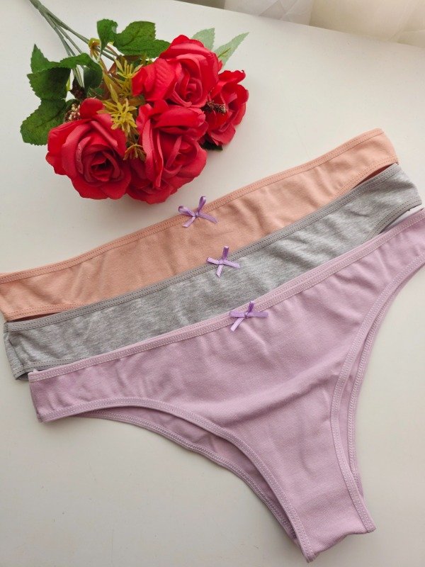 Producto - Vedetinas de Algodón Pastel (talle 3) x3