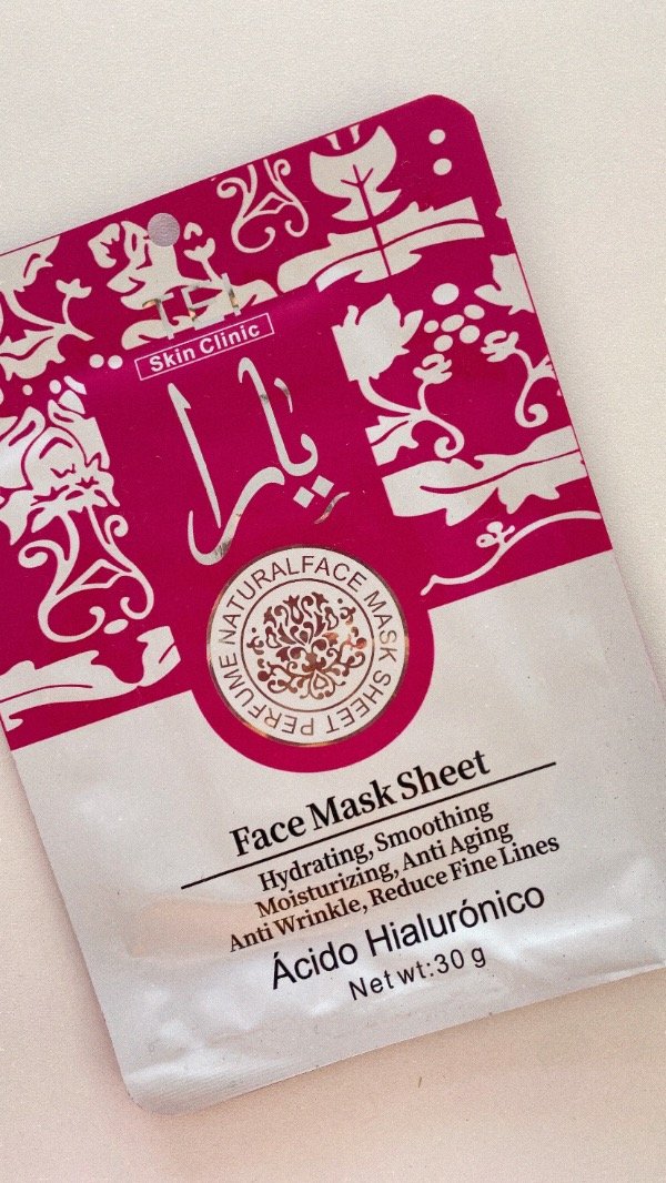 Producto - Mascarilla hidratante facial. Ac. Hialuronico. TEI