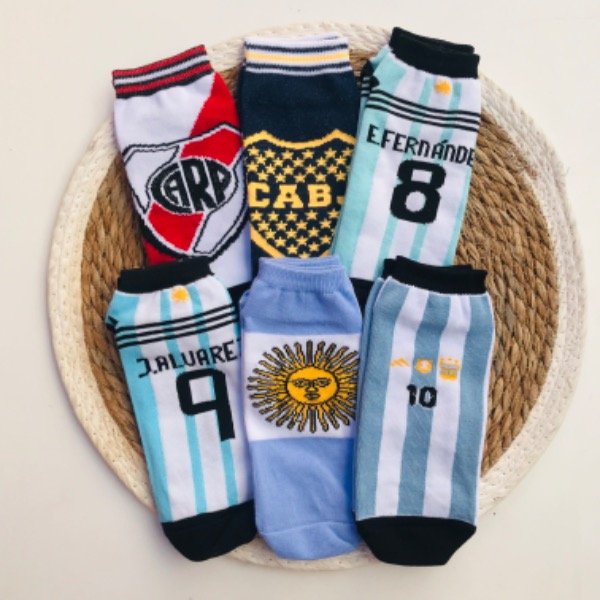 Producto - Pack X 6 Soquetes Comic Premium Fútbol