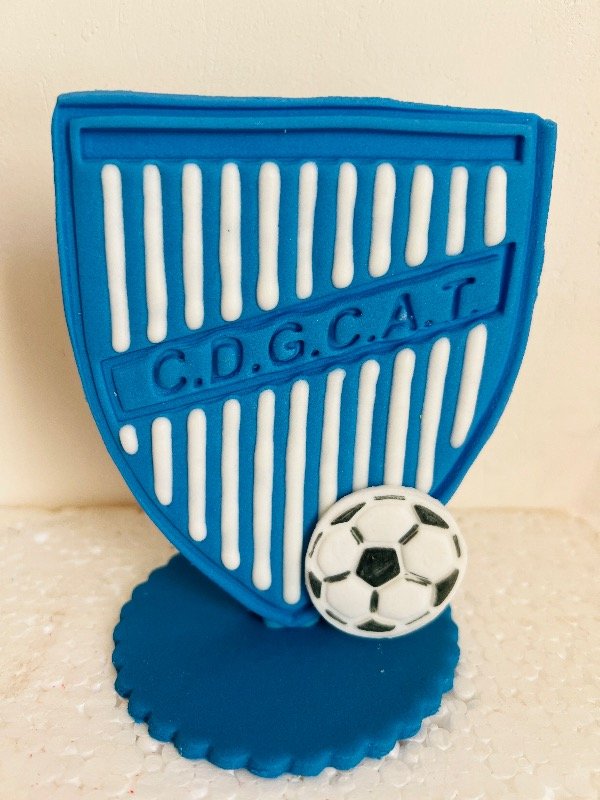 Producto - Escudo de futbol con soporte - Godoy Cruz El Tomba