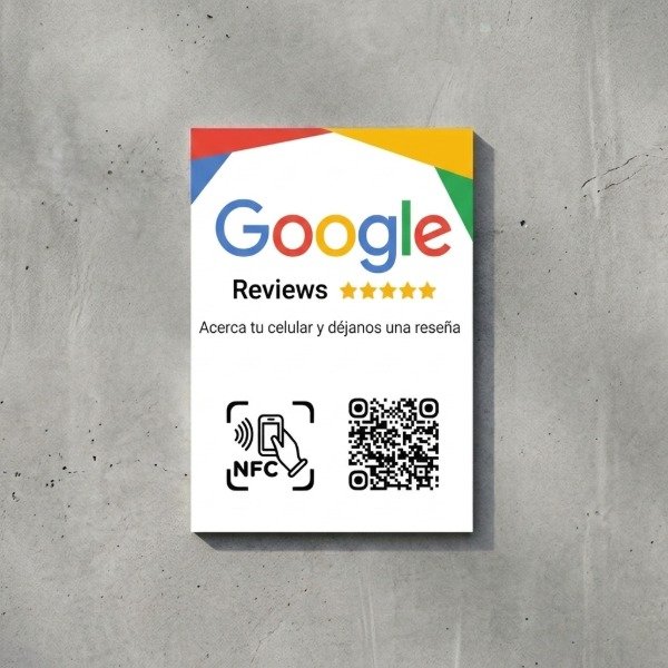 Producto - Expositor Reseñas Google (Variante 2) - 2
