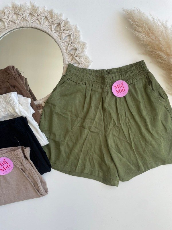 Producto - Short de Fibrana Lisos - COD 4088