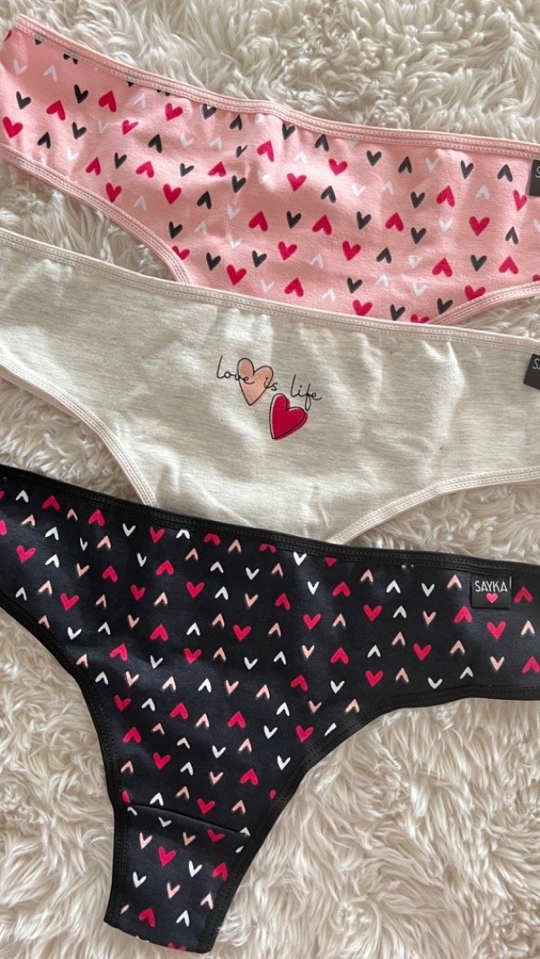Producto - PACK X3 CULOTTE LESS TALLE MAX SAYKA SURTIDOS
