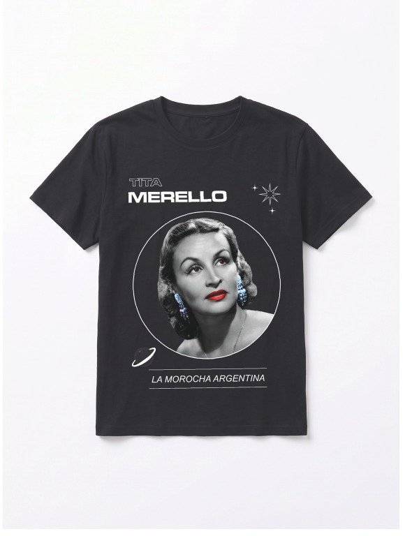 Producto - Remera Tita Merello La Morocha Argentina - Negra - 4