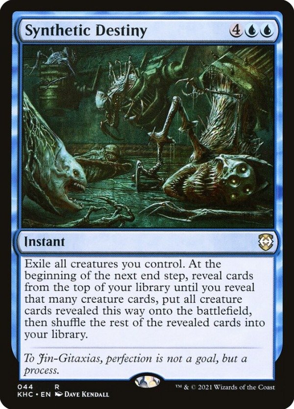 Producto - Synthetic Destiny #44  Kaldheim Commander