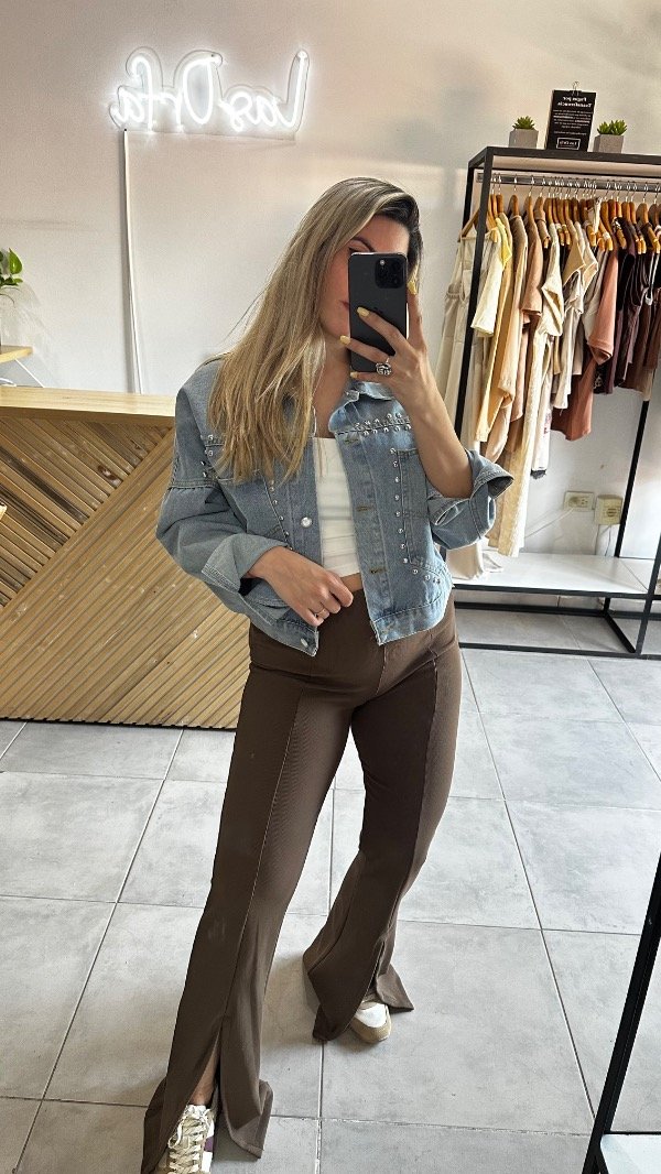 Producto - Campera Jean tachas