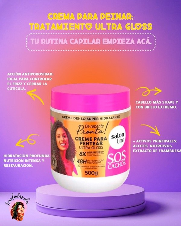 Producto - Crema de peinar bomba
