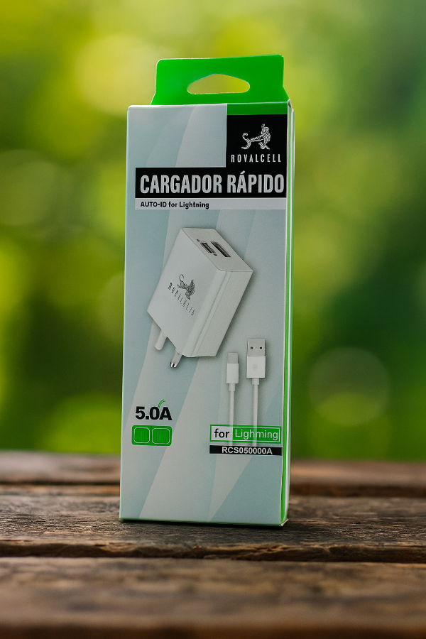 Producto - Cargador 220 iPhone 5A 2USB Desmontable RC5005000A