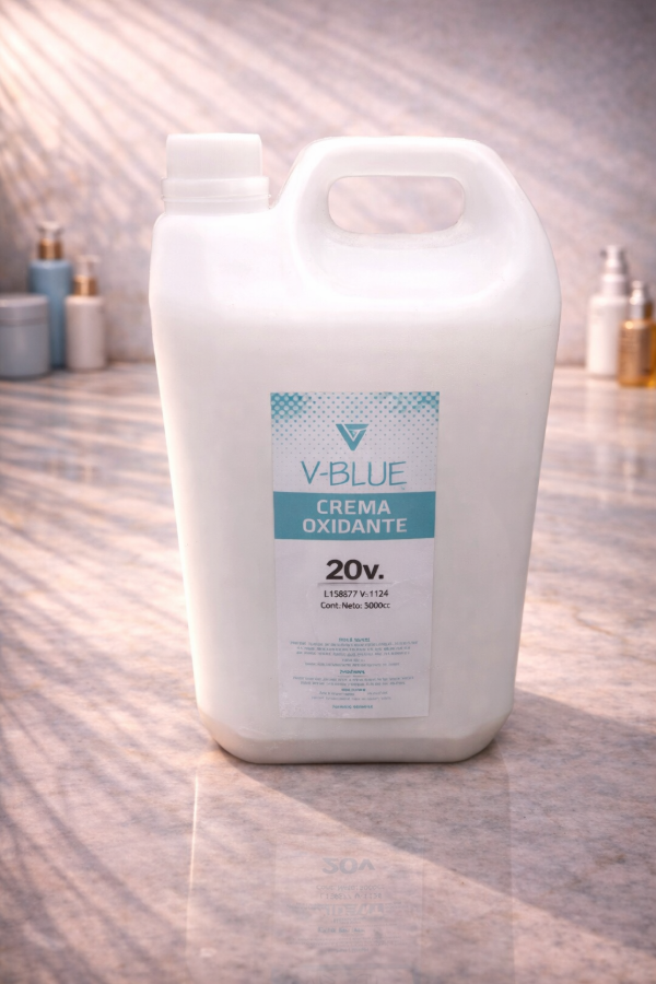 Producto - oxidante en crema v-blue de 20 vol. X 5 litros