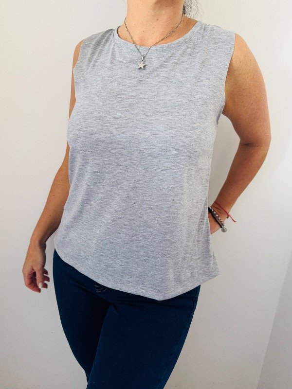 Producto - Musculosa al corte SUBLIMABLE de modal spum - 0