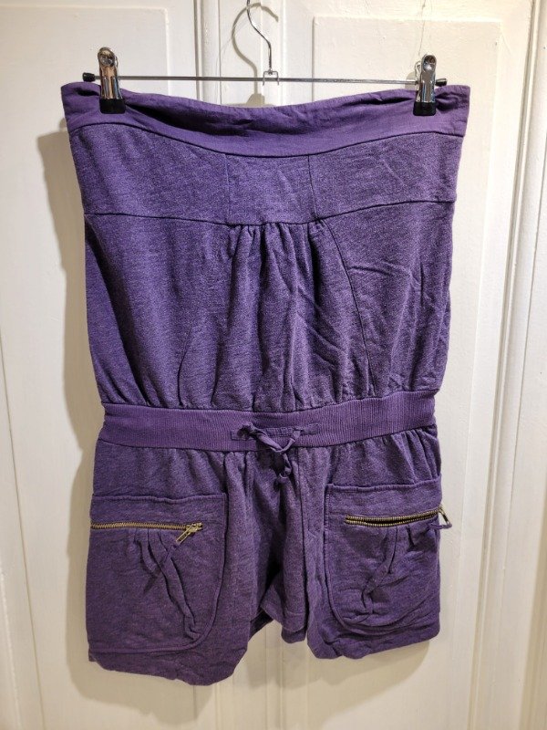 Producto - Vestido AKIABARA violeta de algodón Talle 2 - PRECIO: 40X