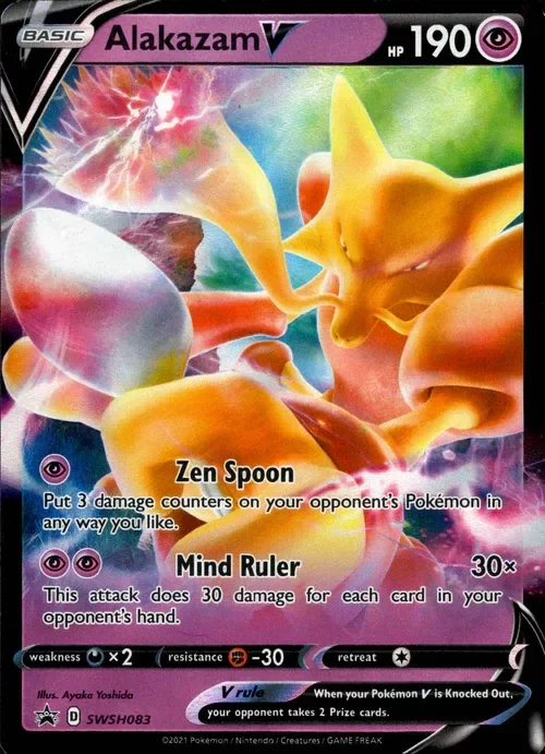 Producto - Alakazam V - SWSH083 - Sword and Shield Promo