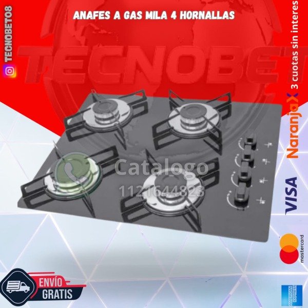Producto - ANAFES A GAS MILA 4 HORNALLAS