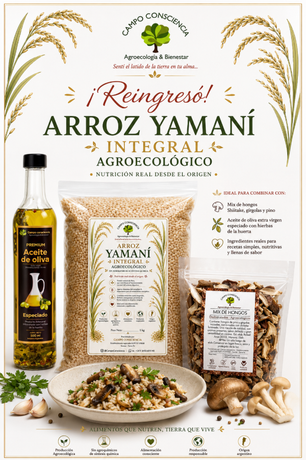 Producto - Arróz Integral Yamaní - Agroecológico. - 2