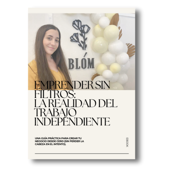 Producto - EBOOK Emprender sin filtros, la realidad del trabajo independiente