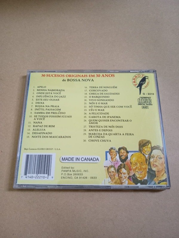 Producto - 30 años de Bossa Nova - Artistas varios - Parrot 1992 - 1