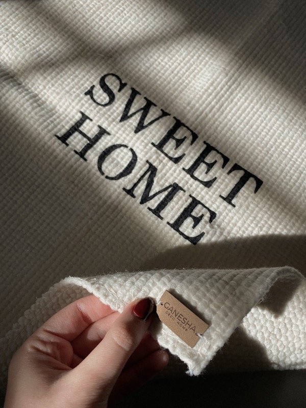 Producto - Alfombra de Algodón Frases