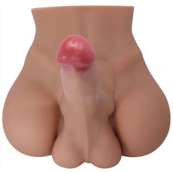 Producto - Torso con Pene y Orificio Anal. 17.3 x 4.4cm - CRAZY BULL BM-009250NG