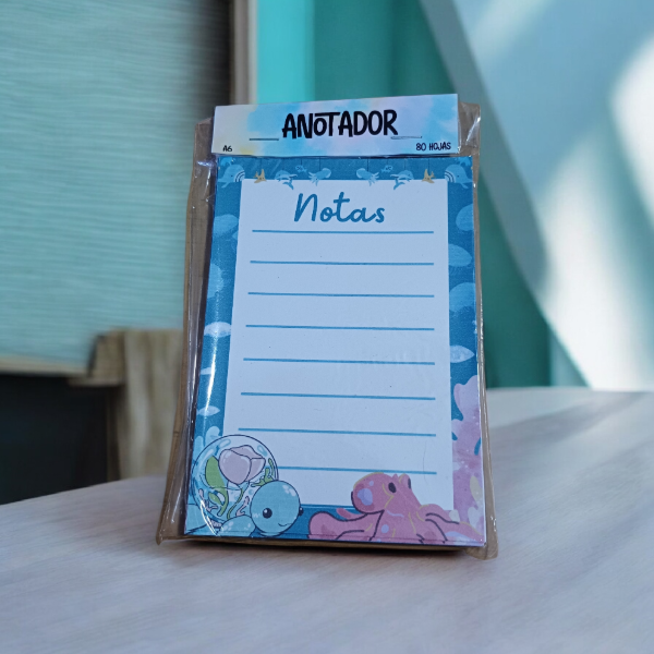 Producto - Anotador A6 Mundo Marino