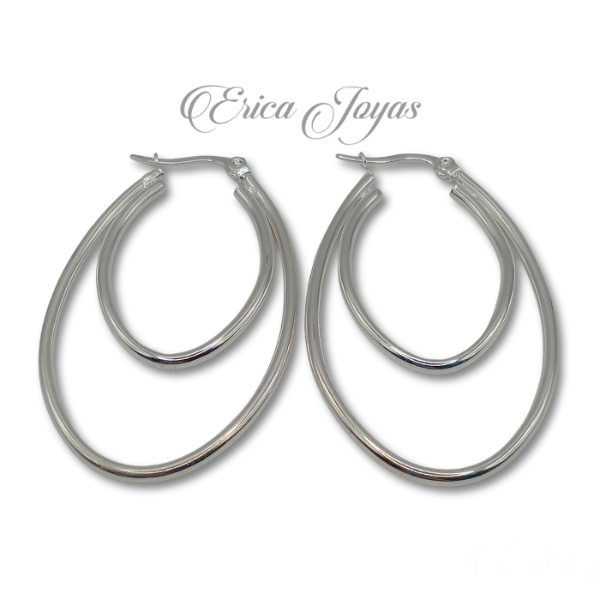 Producto - Aros forma Ovalo doble (ABAR0009)
