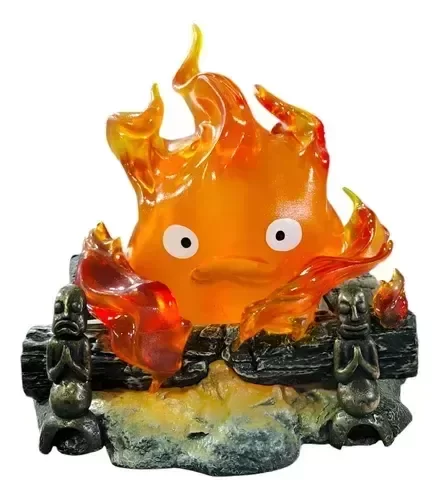 Producto - Figura Calcifer El Increíble Castillo Vagabundo Con Luz (11cm)