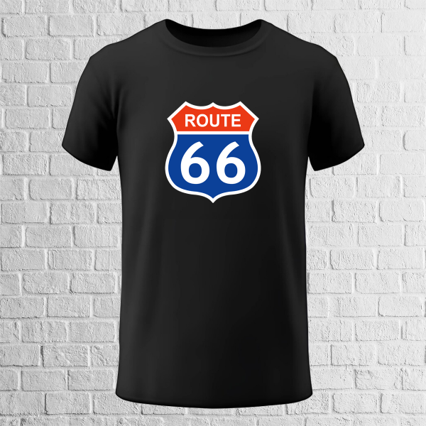 Producto - Remera Cartel Ruta 66