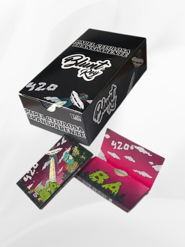 Producto - PAPEL CELULOSA BLUNT REY OBELISCO 78MM CAJA X 25 UNIDADES