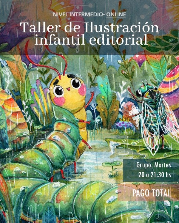 Producto - PROMO PAGO TOTAL - Taller online de ilustración infantil editorial- Nivel 2