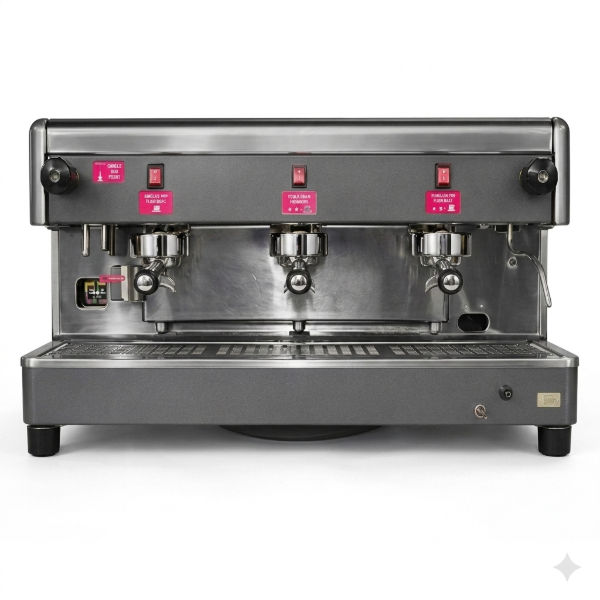 Producto - Maquina de café expresso profesional La Valente 3 grupos (usada)