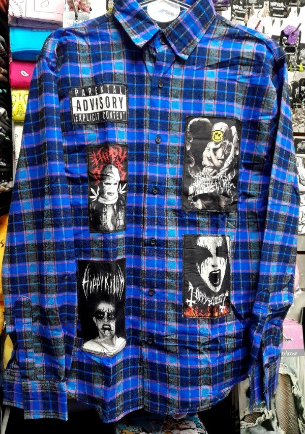 Producto - Camisa Leñadora Multi Parches