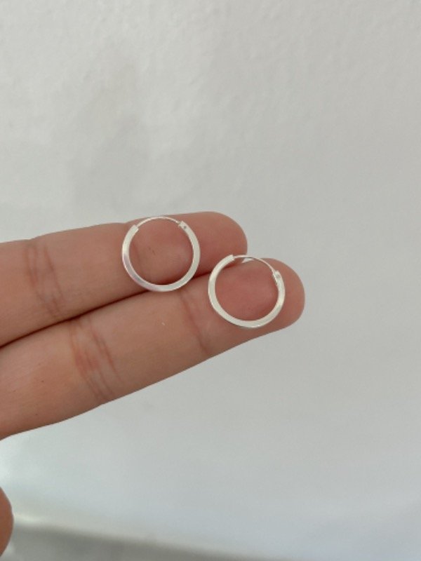 Producto - Argollitas chatas lisas