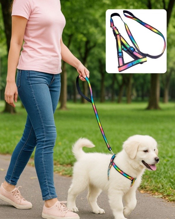 Producto - Correa y Pretal para Mascotas Pequeñas de Nylon