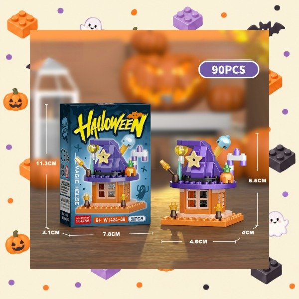 Producto - Brick Casa de Bruja - Marca Dino Bricks