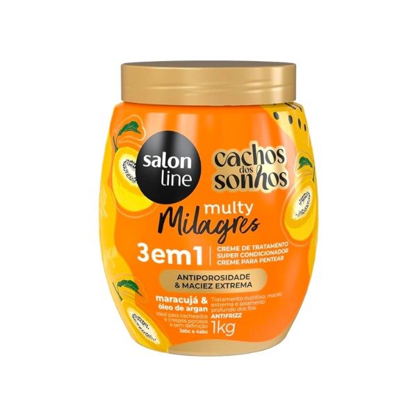 Producto - CDS CREMA ACONDICIONADORA MULTY MILAGROSA 3 EN 1 MARACUYA 1KG