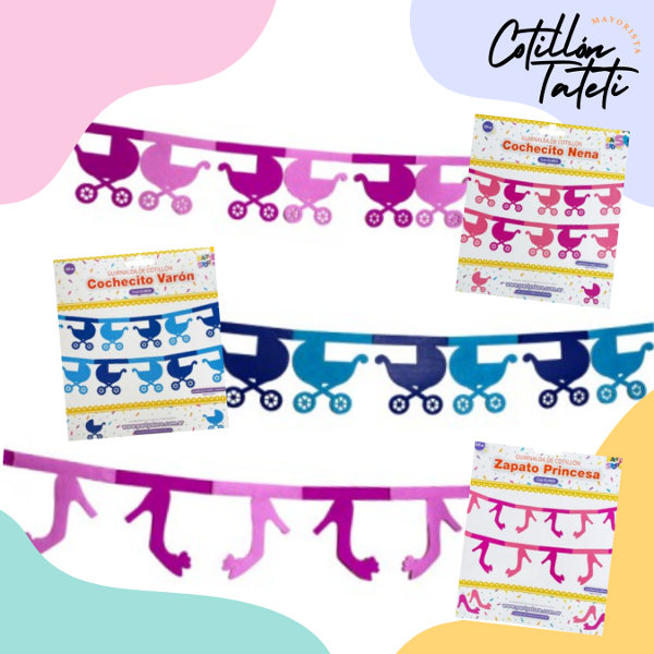 Producto - GUIRNALDAS CARRITOS Y TACOS -  360X18X18 CM