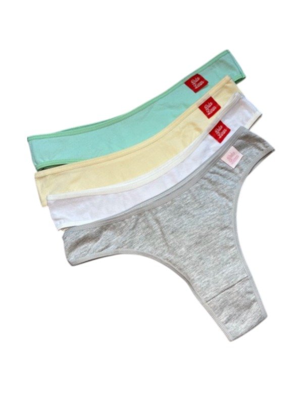 Producto - Bombacha Colaless Talle Comun Lisa Dulce Limon x12 Art.80