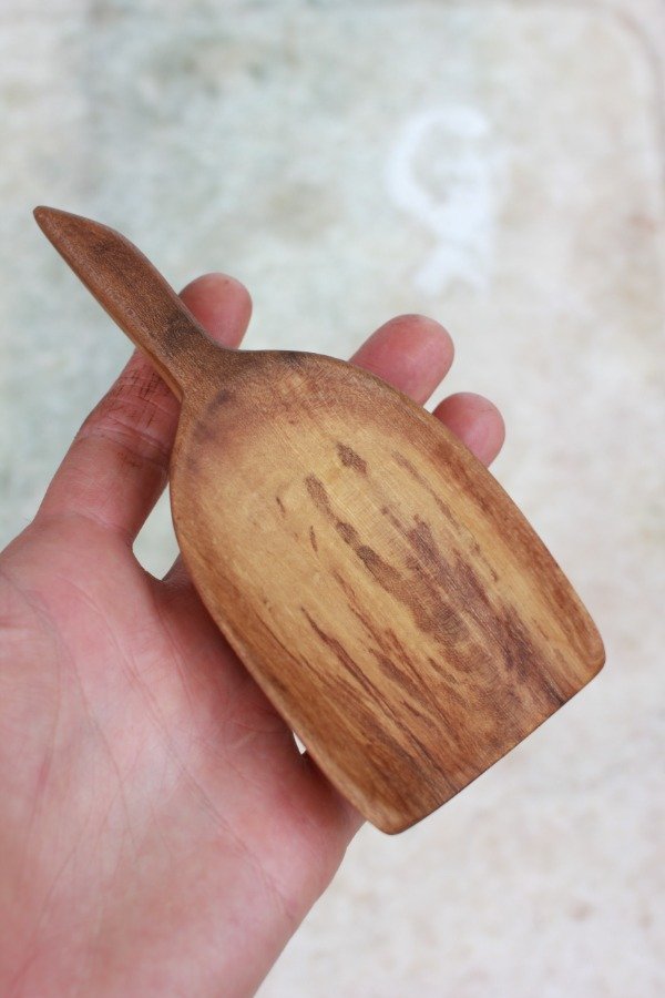 Producto - Palita yerbera Guayubira albura 6x15cm