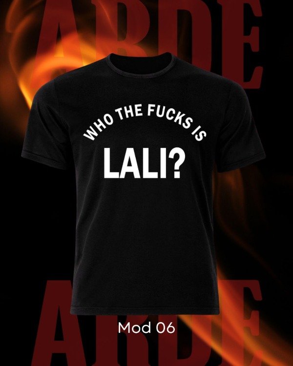 Producto - Remera Lali - Modelo 6 - who the fuck is Lali