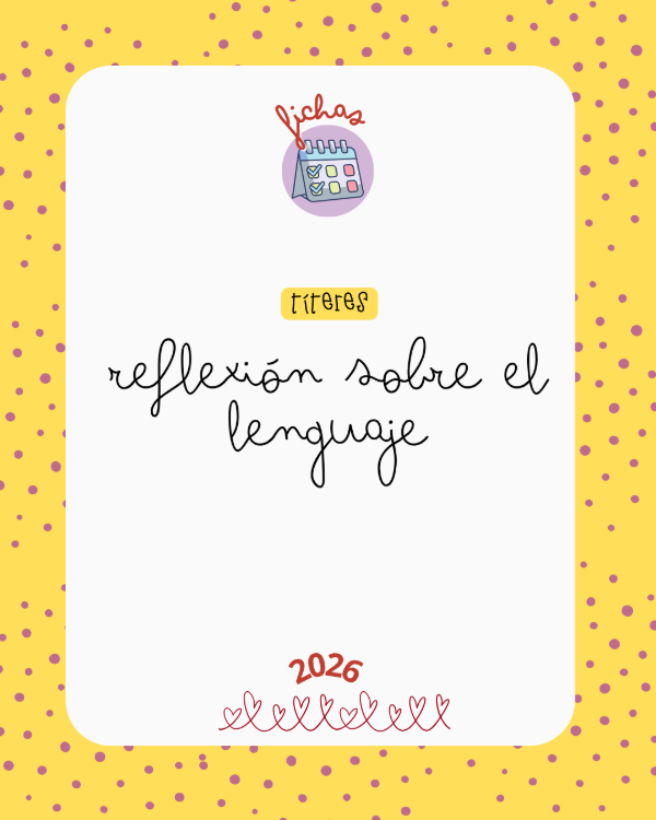 Producto - Títeres Reflexión sobre el Lenguaje