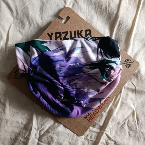 Producto - Cuellito multifunción Violetas Yazuca